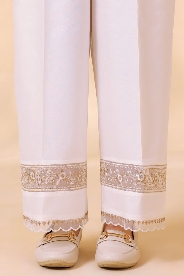 EMBROIDERED CAMBRIC CULOTTES