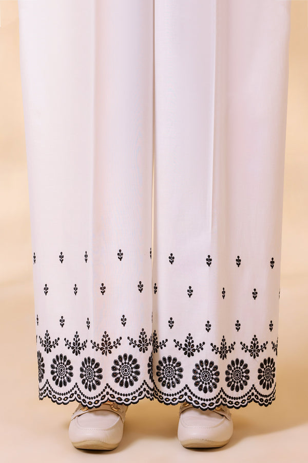 EMBROIDERED CAMBRIC CULOTTES